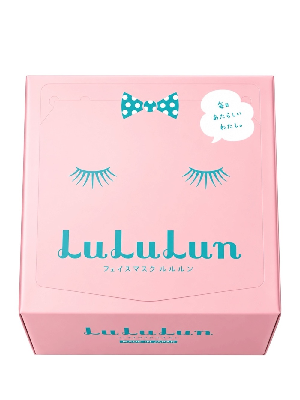 LULULUN FACIAL SHEET MASK, PINK 36 SHEETS - BRAND NEW, SEALED
